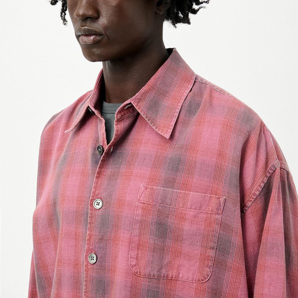 OUR LEGACY - BORROWED SHIRT Idaho Flannel Check | River