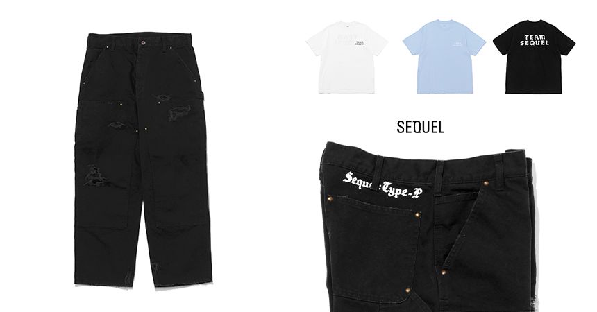 FRAGMENT × SEQUEL - PAINTER PANTS (TYPE-P) - | River