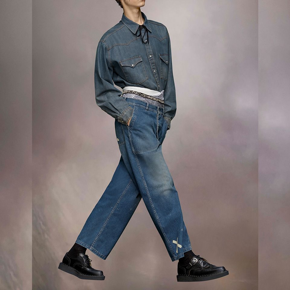 Maison Margiela - ディストレスト ジーンズ | River