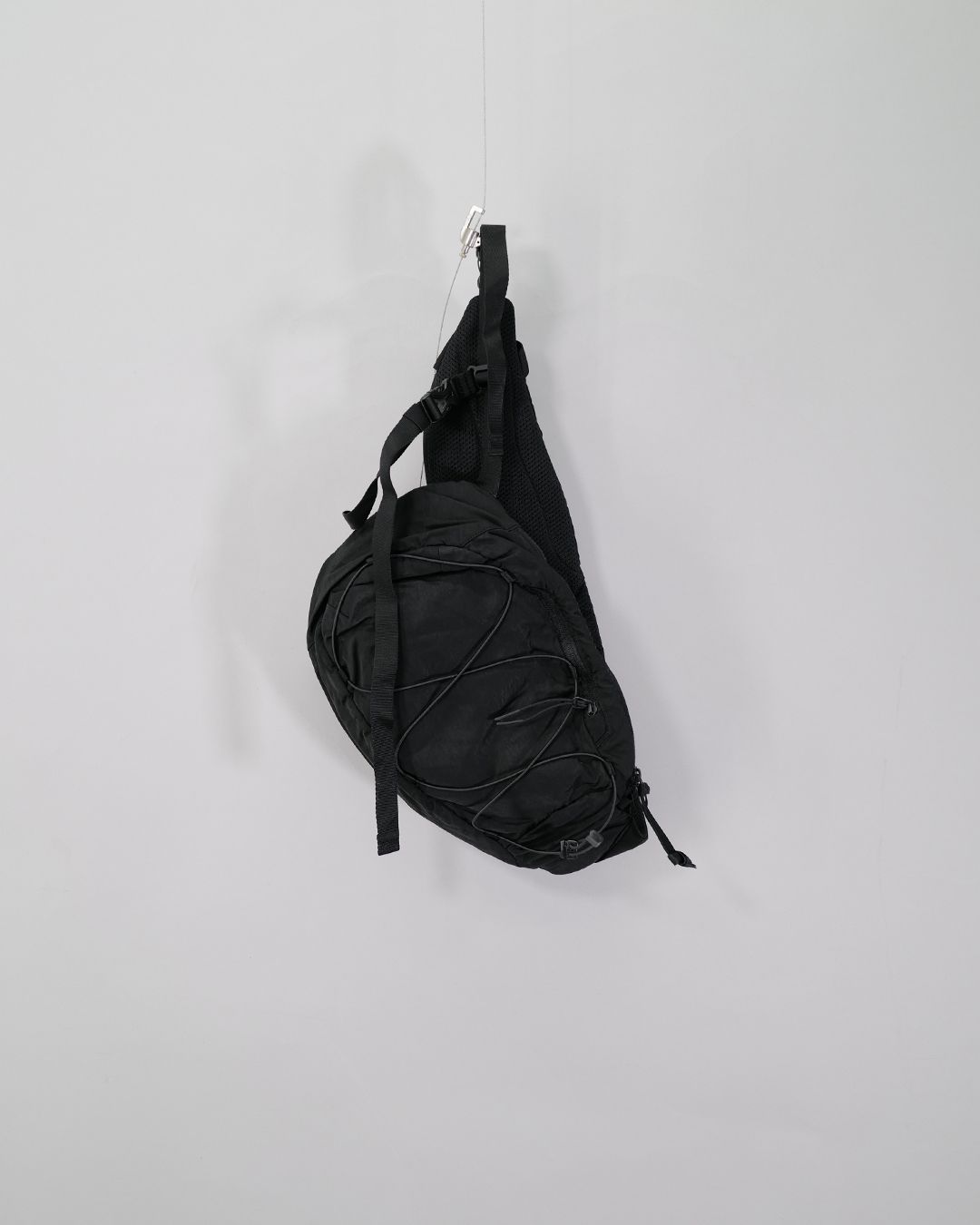 C.P. COMPANY - Nylon B Crossbody Backpack Black | River