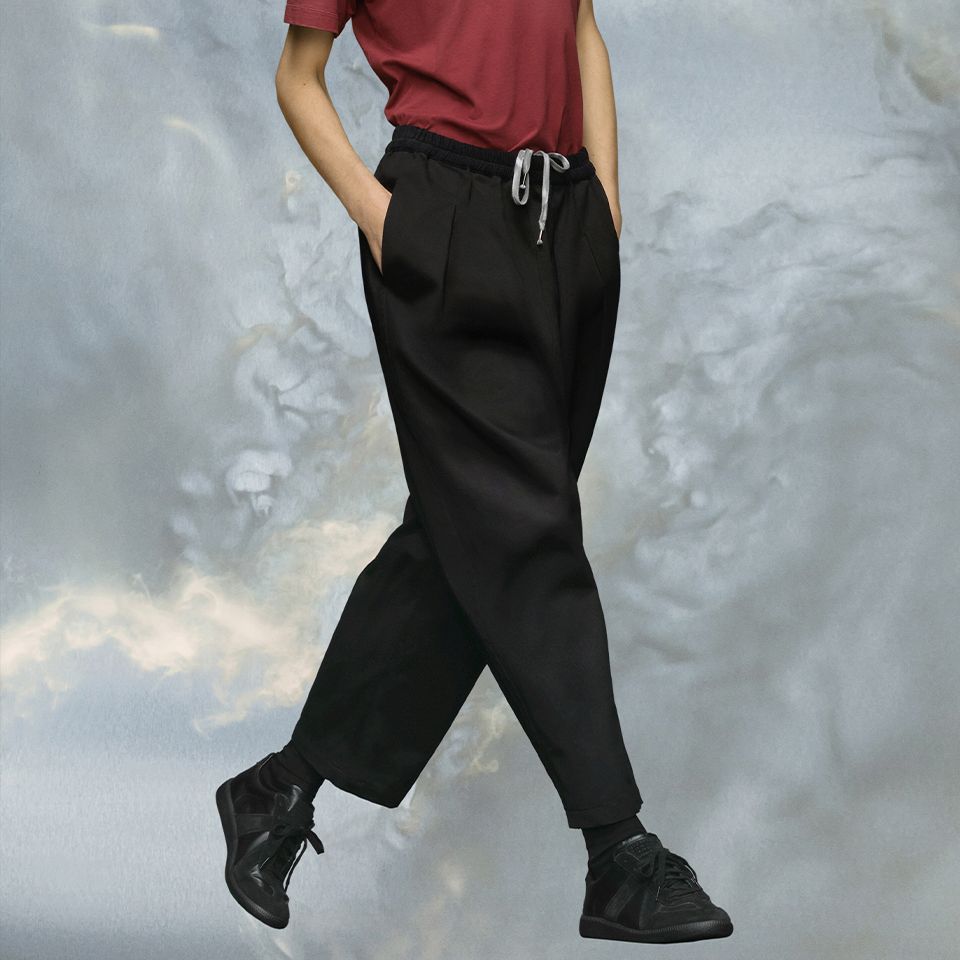 Maison Margiela - コットントラウザーズ Black | River