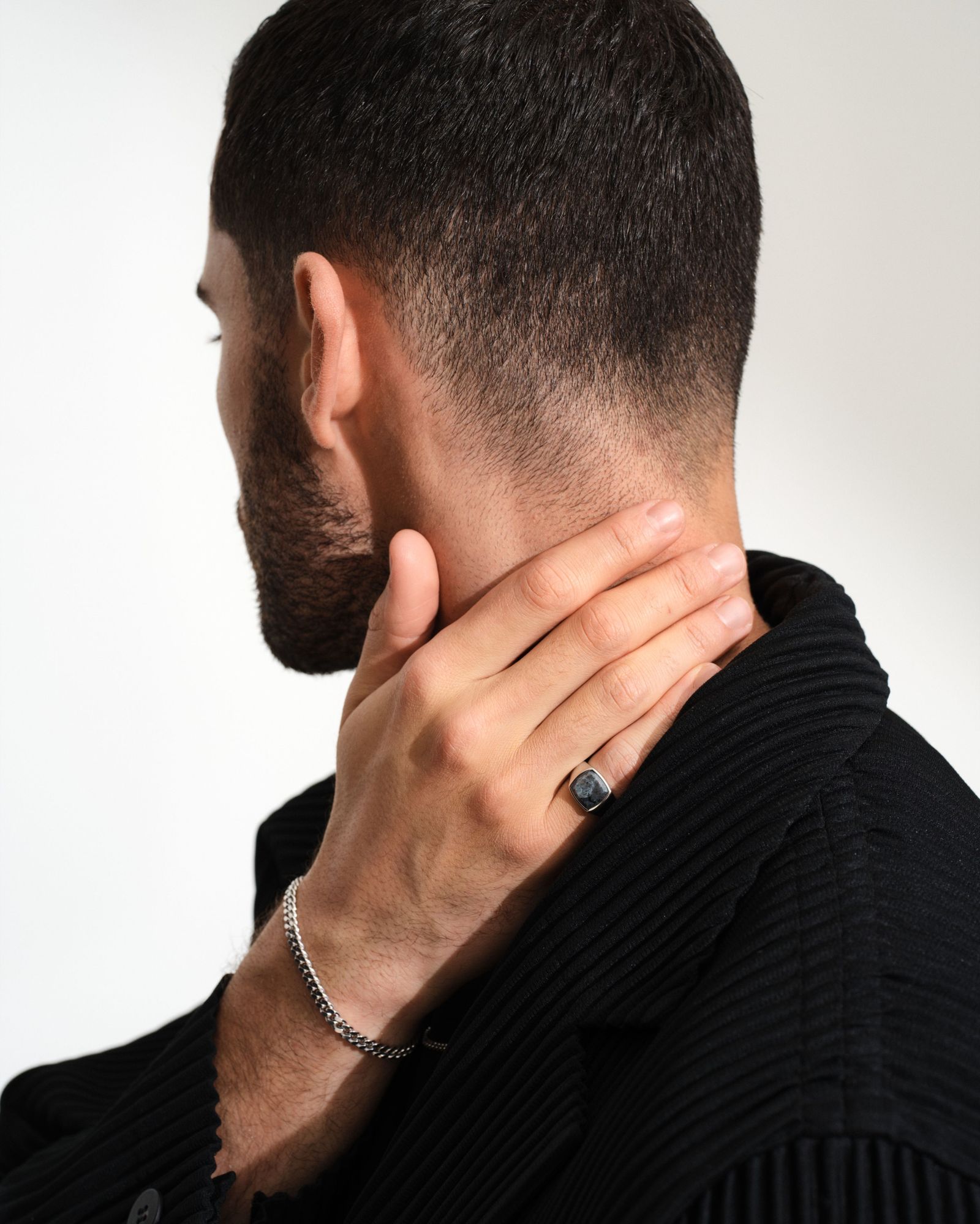 TOMWOOD - Kay Ring Larvikite / シグネットリング (ラルビカイト) | River