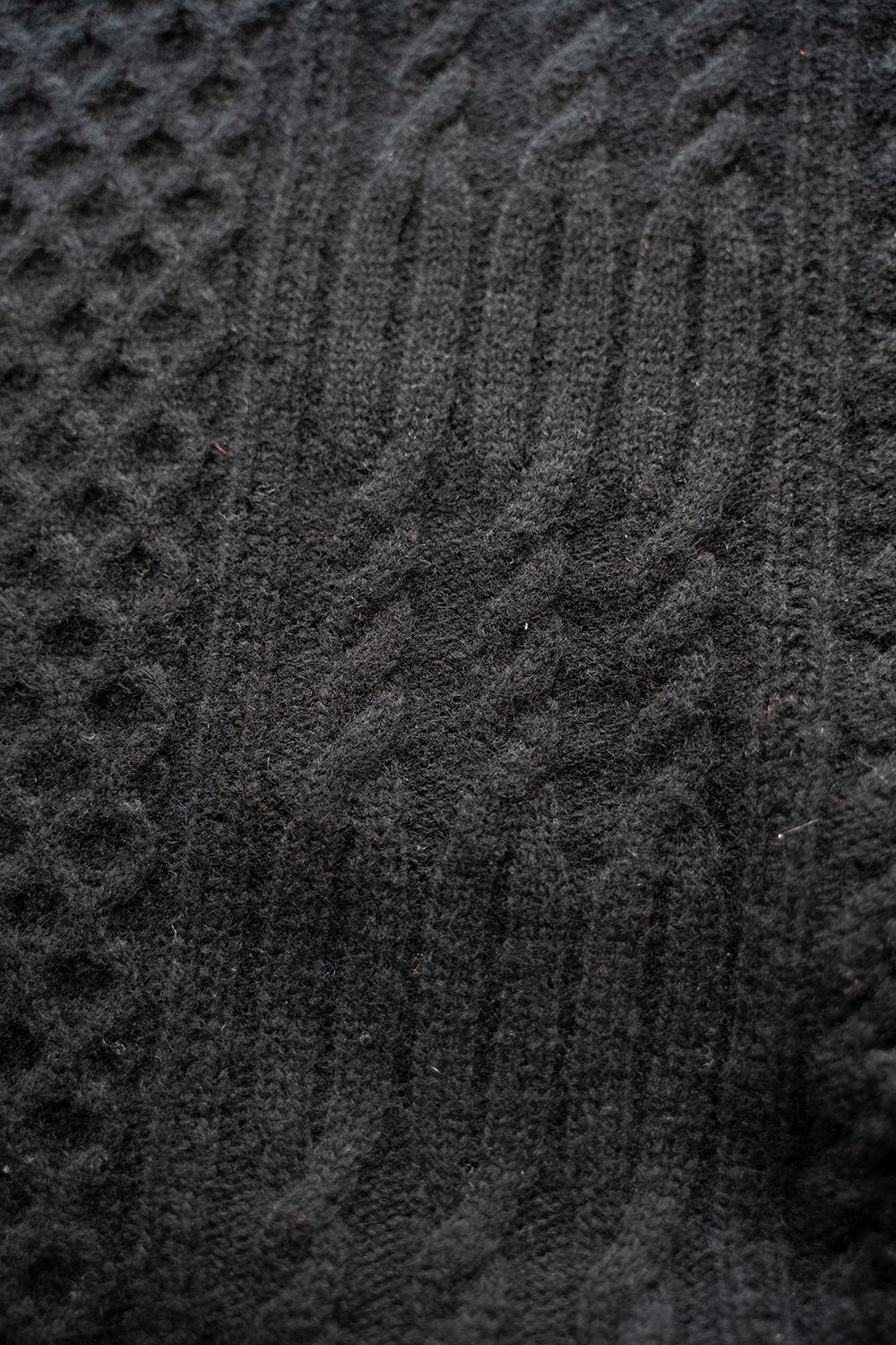 YASHIKI - 【ラスト1点】【22AW】Tokei Knit(BLACK) | Salty