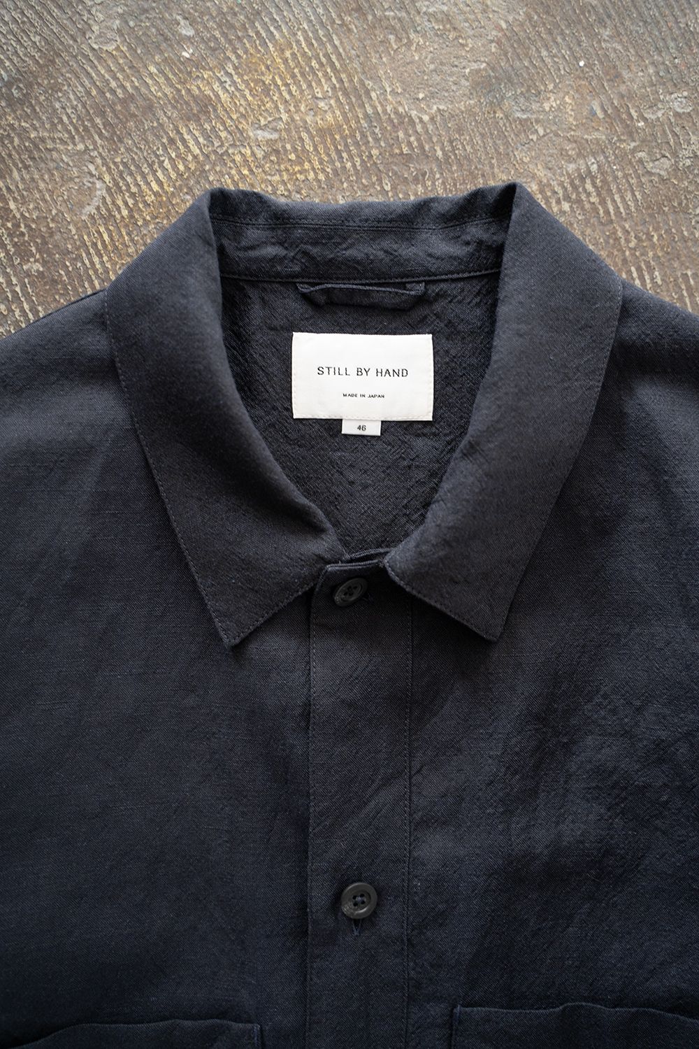 STILL BY HAND - 【ラスト1点】【24SS】リネン×ウールライトブルゾン