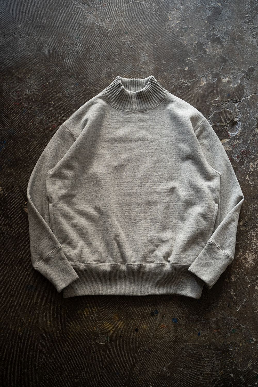 Slopeslow - 【ラスト1点】wool french terry turtle neck sweatshirt