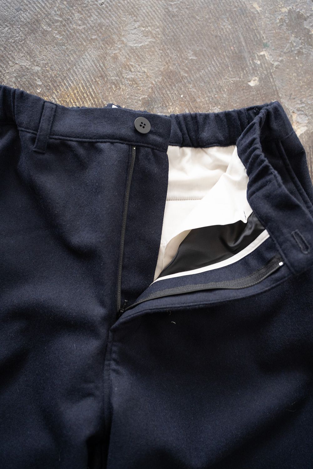 STILL BY HAND - 【ラスト1点】【24AW】ウールフラノニータックパンツ