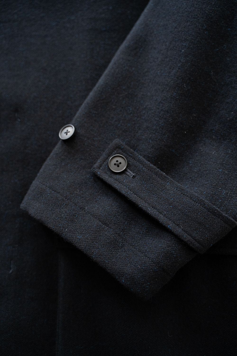 STILL BY HAND - 【ラスト1点】【25AW】ウール×ナイロンステンカラー