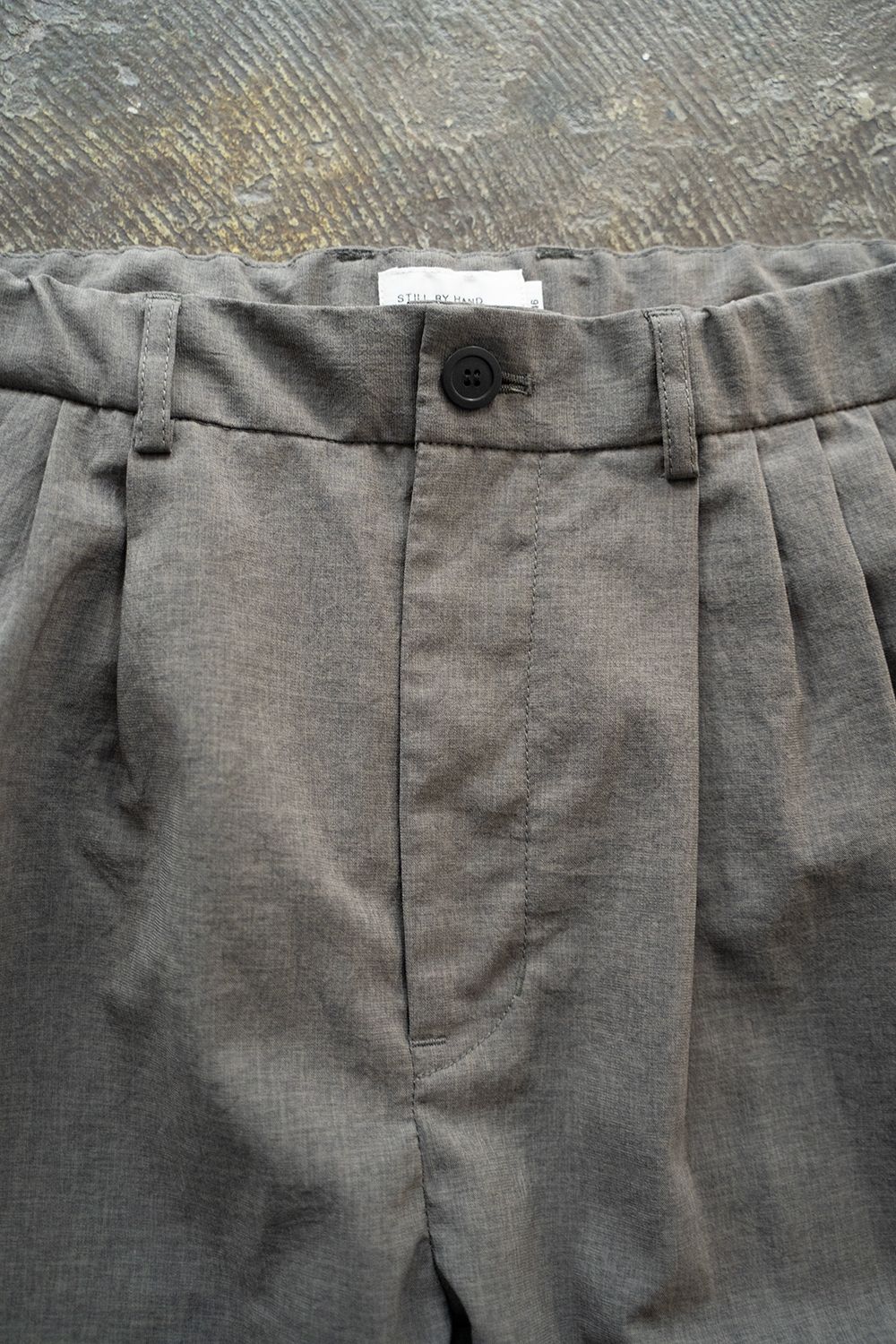 STILL BY HAND - 【ラスト1点】【23SS】強撚ポリエステル4タック