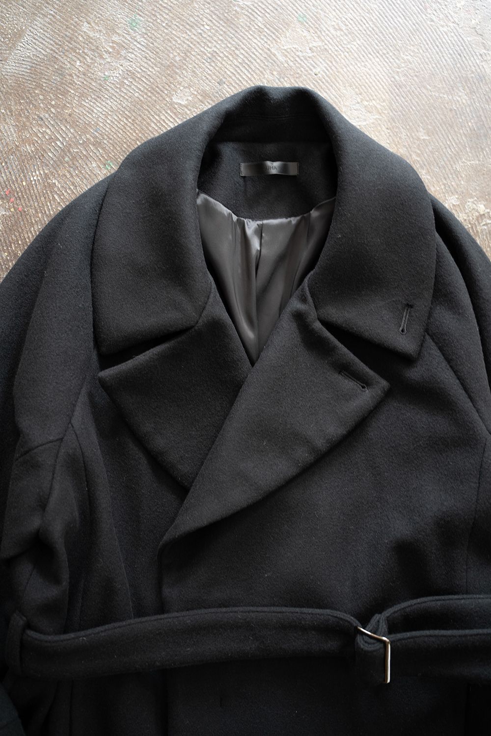 juha - 【ラスト1点】【23AW】Belted Over Coat/ベルテッドオーバー