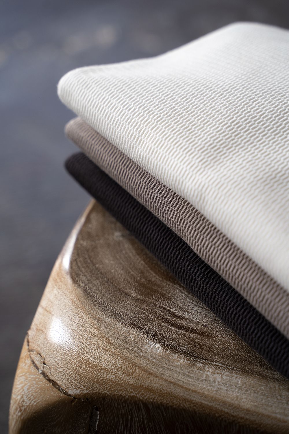 CIOTA - 【ラスト1点】スビンコットンワッフル(ハニカムメッシュ)ロンT