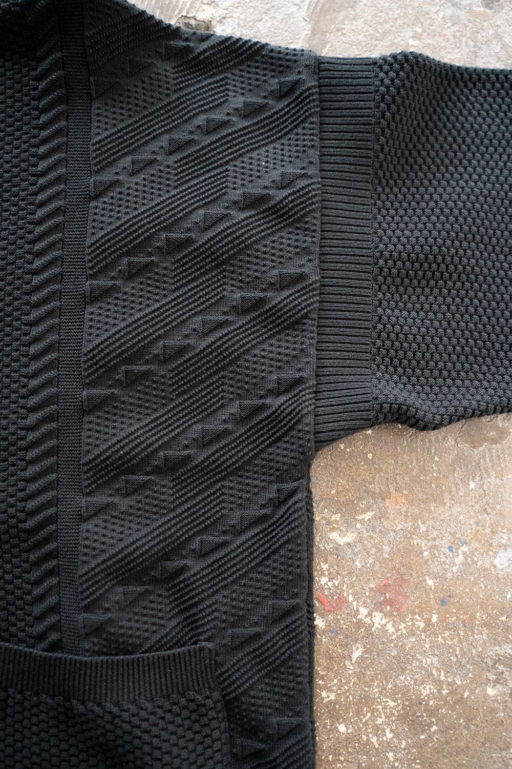 YASHIKI - 【ラスト1点】【22SS】Hoshikuzu Collar Cardigan(BLACK