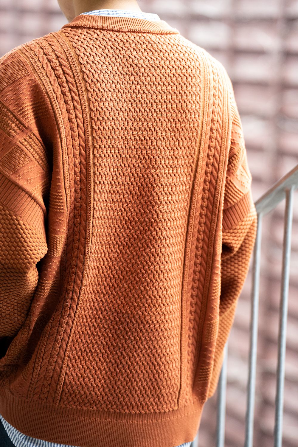 YASHIKI - 【ラスト1点】【22AW】Arare Knit(ORANGE) | Salty