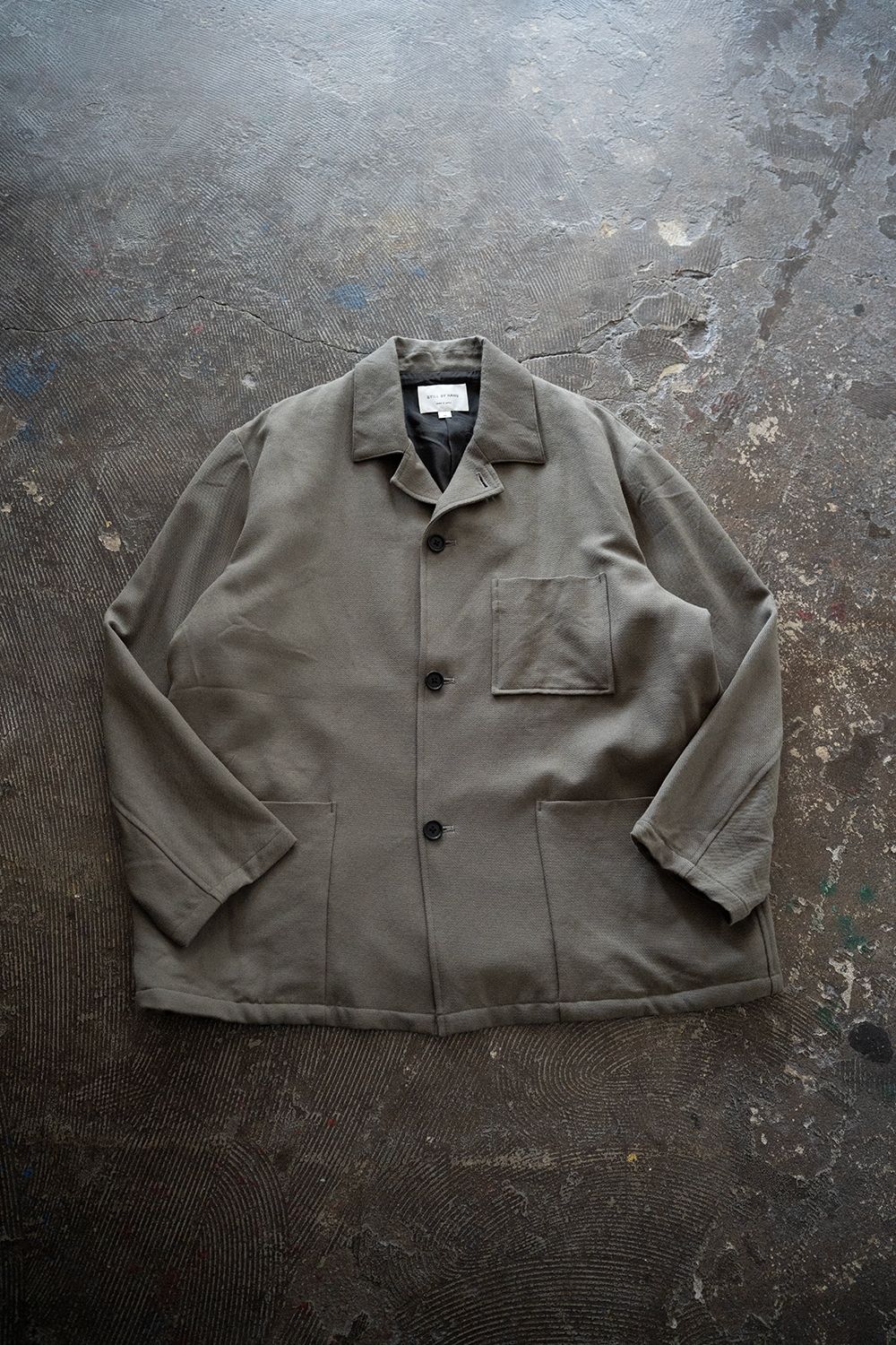 STILL BY HAND - 【ラスト1点】【25AW】ウールサージカバーオール(SAGE