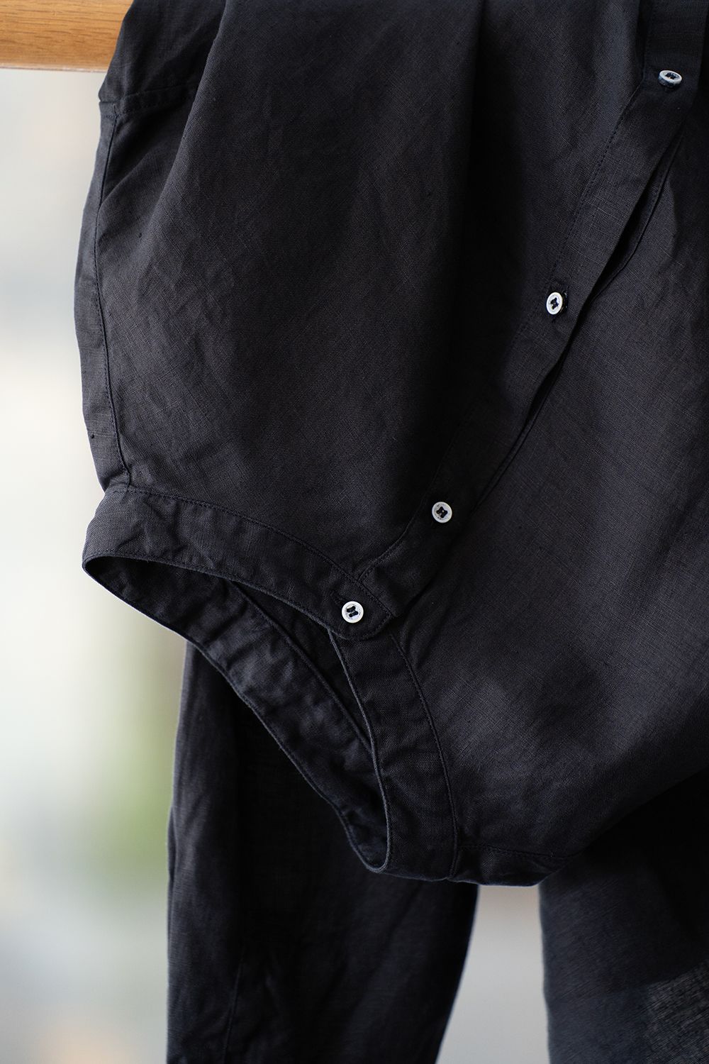 MITTAN - 【ラスト1点】大麻シャツ 3(濃紺) | Salty