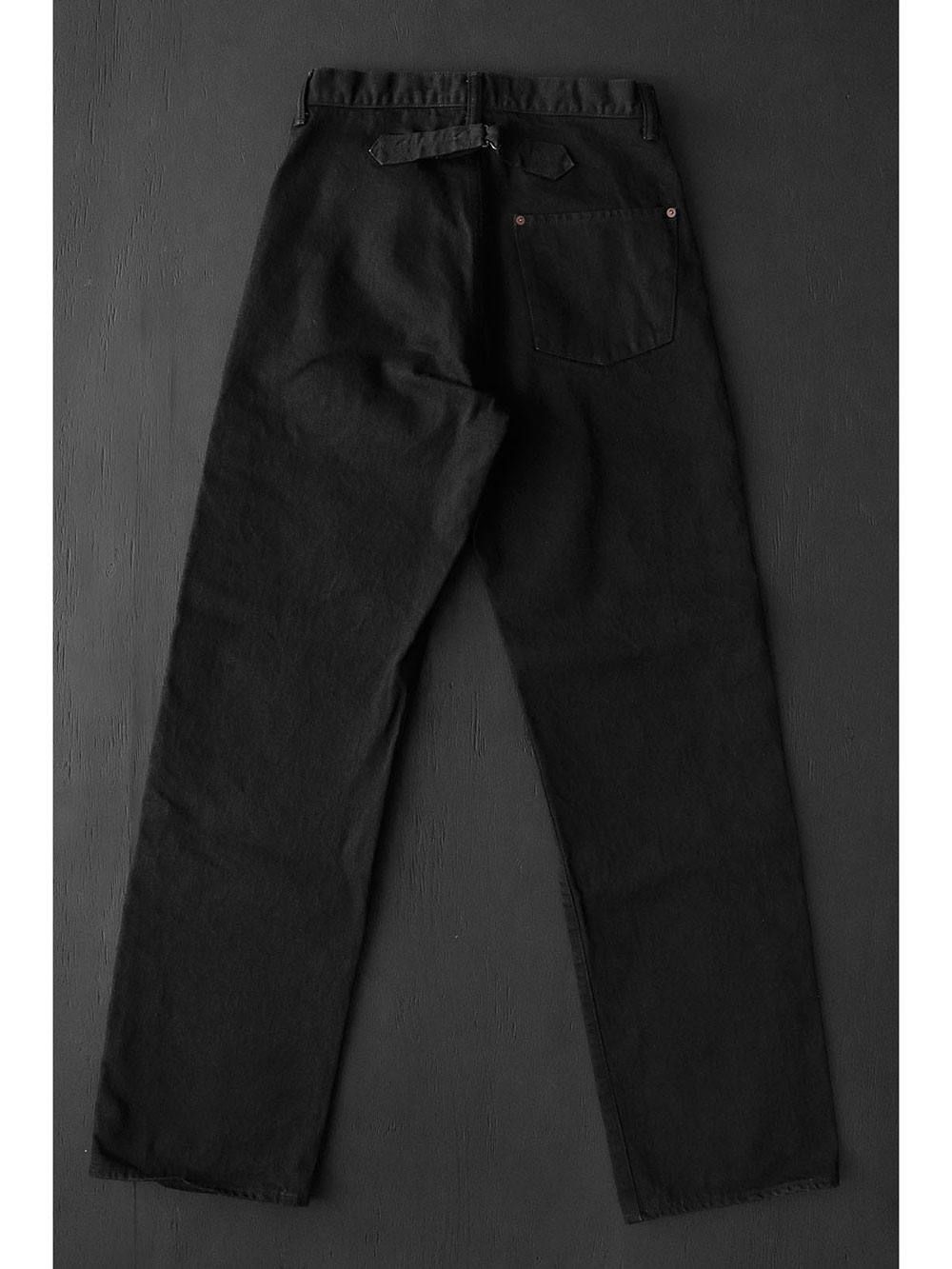 BLACK SIGN - 15oz BLACK DENIM VOCALION -OVERALLS (DEEP BLACK) | SKANDA