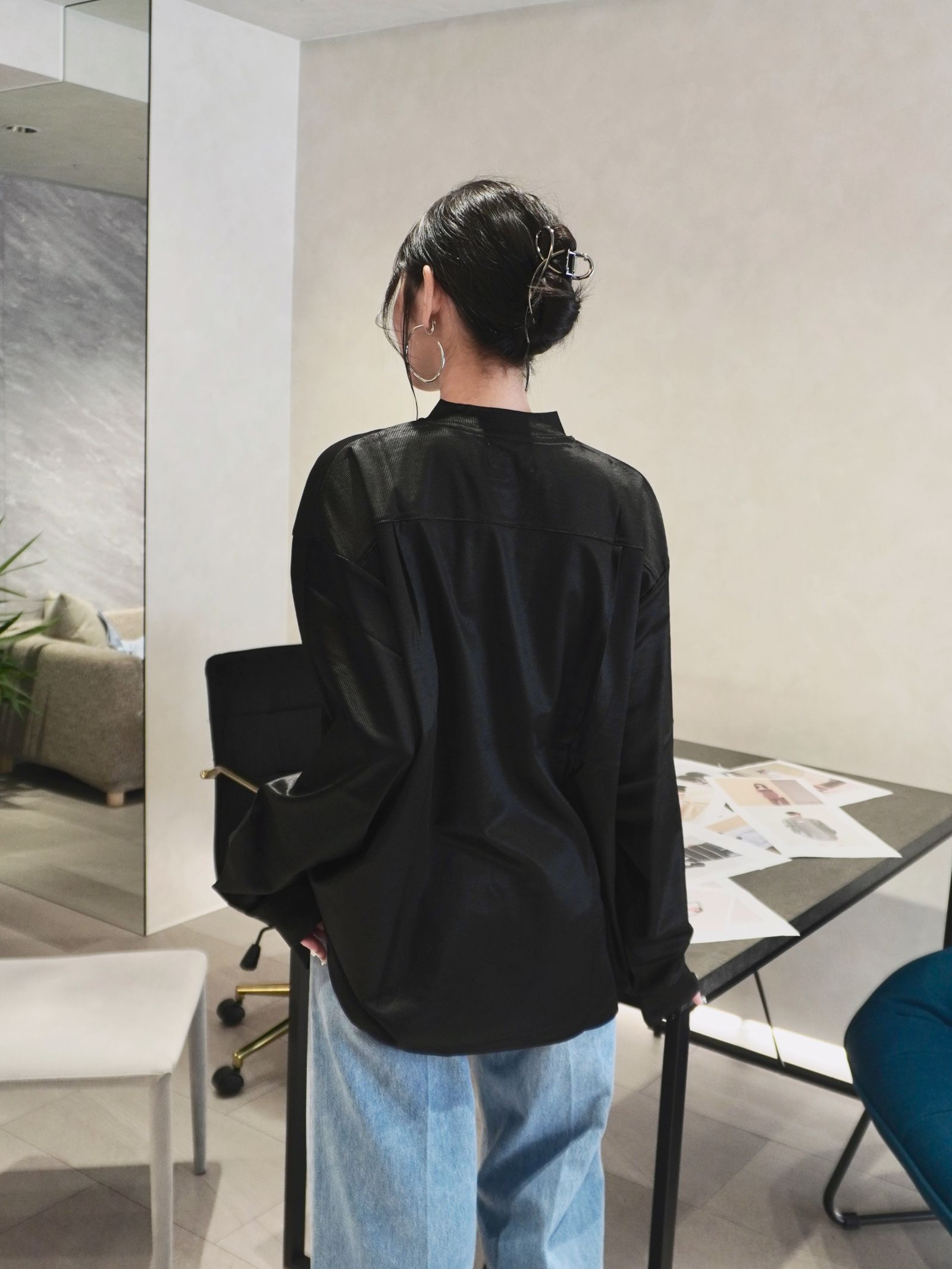 TANAKA - THE LONG SLEEVE TEE / ロングスリーブシャツ (シアー