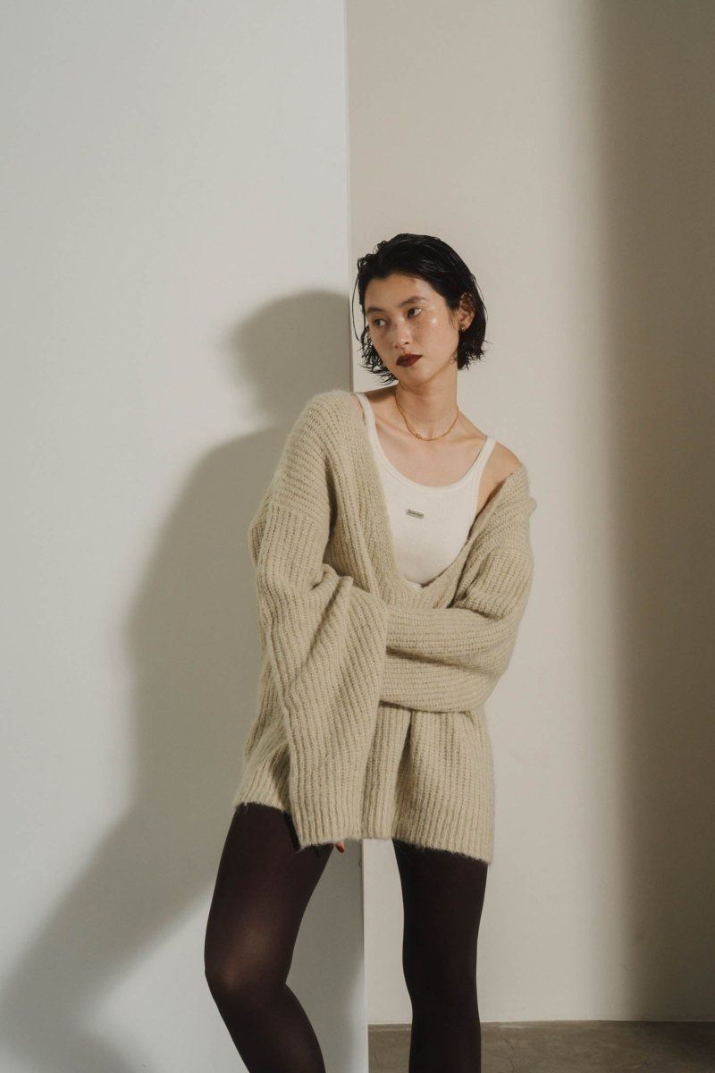 Knuth Marf - Uneck knit pullover (unisex) / Uネックニットプル