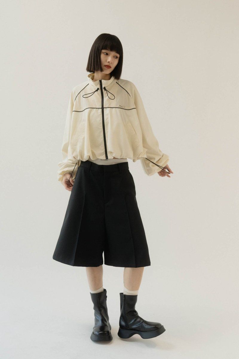Knuth Marf - layered half pants(unisex) / レイヤード ハーフパンツ