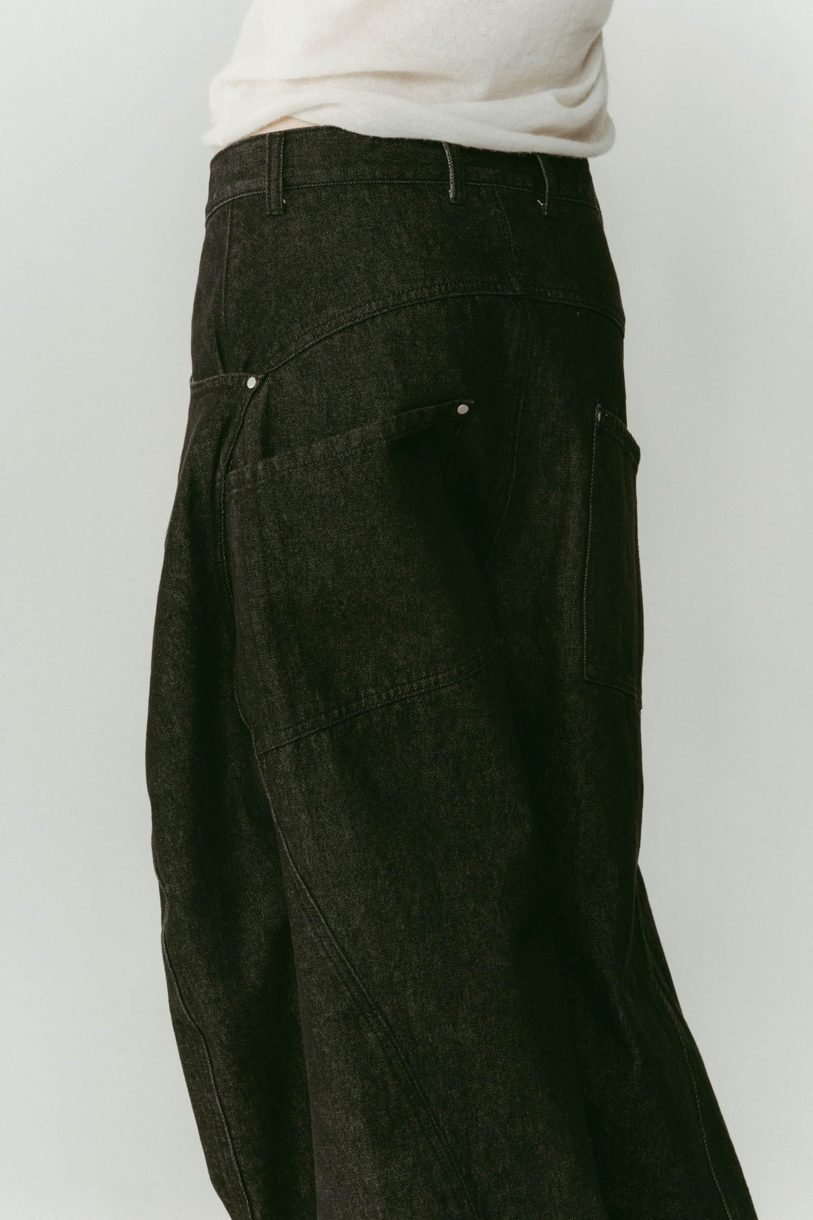 Knuth Marf - tuck design denim pants / タックデザインデニムパンツ