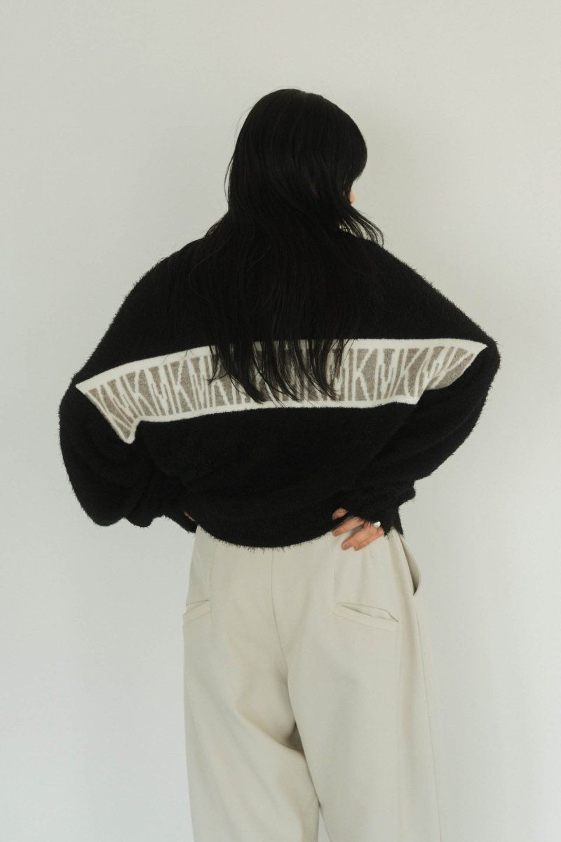 Knuth Marf - full zip motif cardigan / フルジップ モチーフ