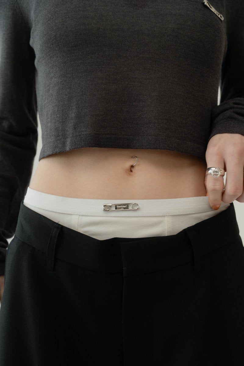 Knuth Marf - layered half pants(unisex) / レイヤード ハーフパンツ