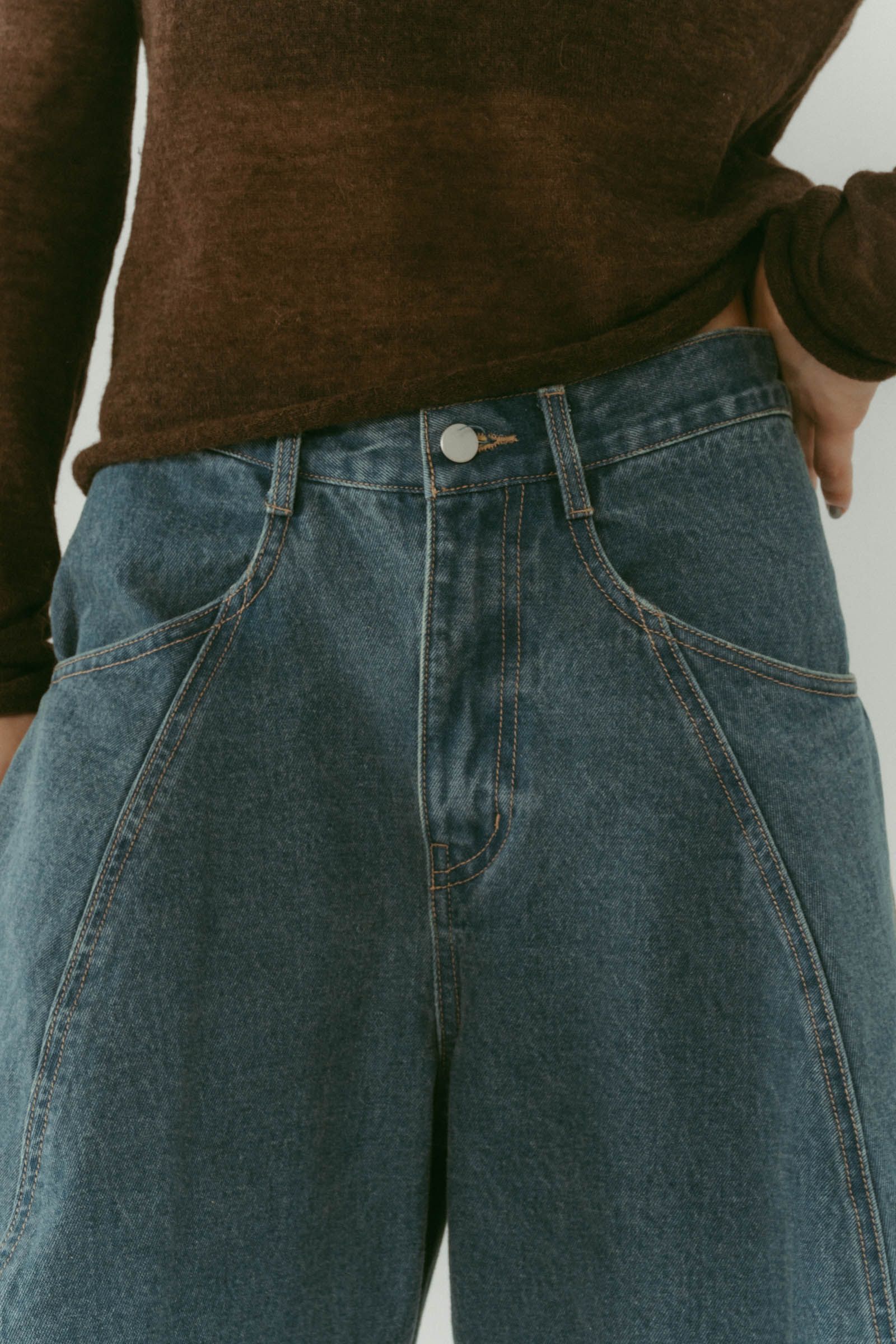 Knuth Marf - tuck design denim pants / タックデザインデニムパンツ