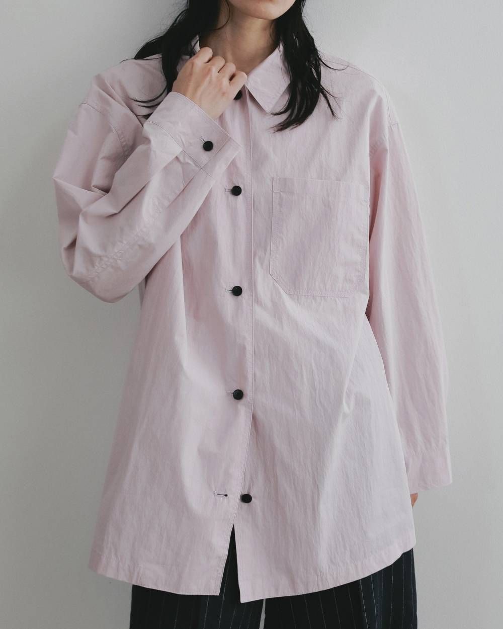 ànuke - Over Pocket Shirts (Pink) / オーバーポケットシャツ (ピンク