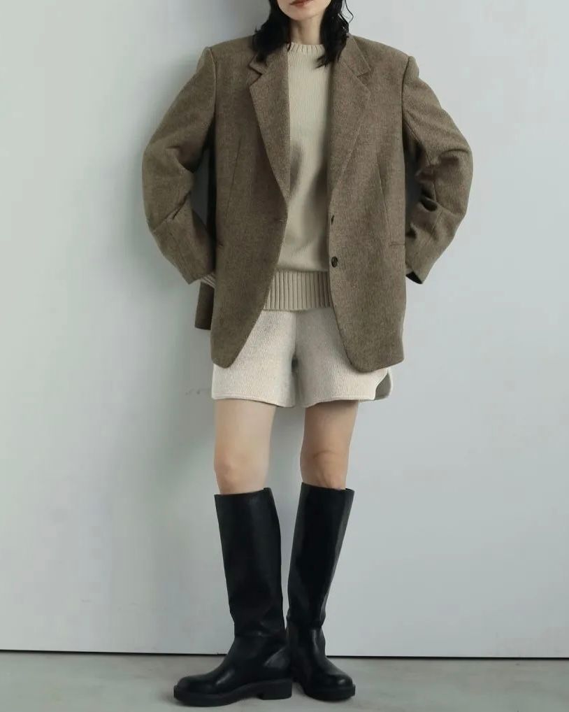 ànuke - Herringbone Wool Jacket / ヘリンボーン ウールジャケット