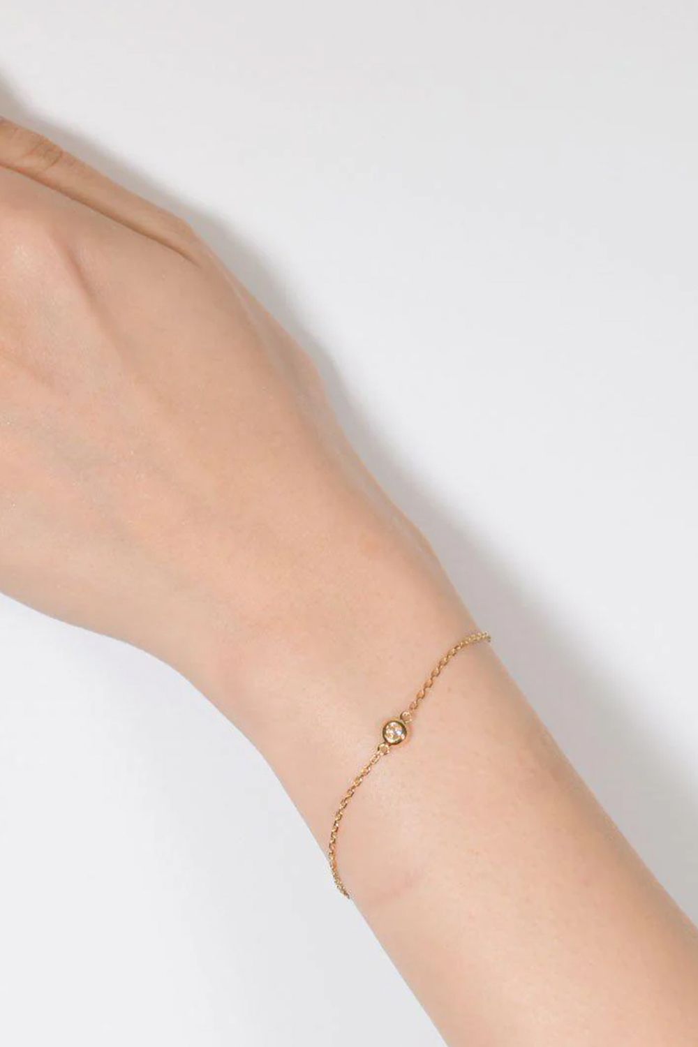 GYPPHY - SINGLE MOISSANITE BRACELET / シングル モアサナイト