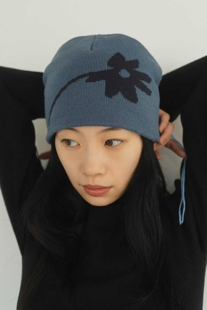 Knuth Marf - flower beanie / フラワービーニー (ブルー) | Sir