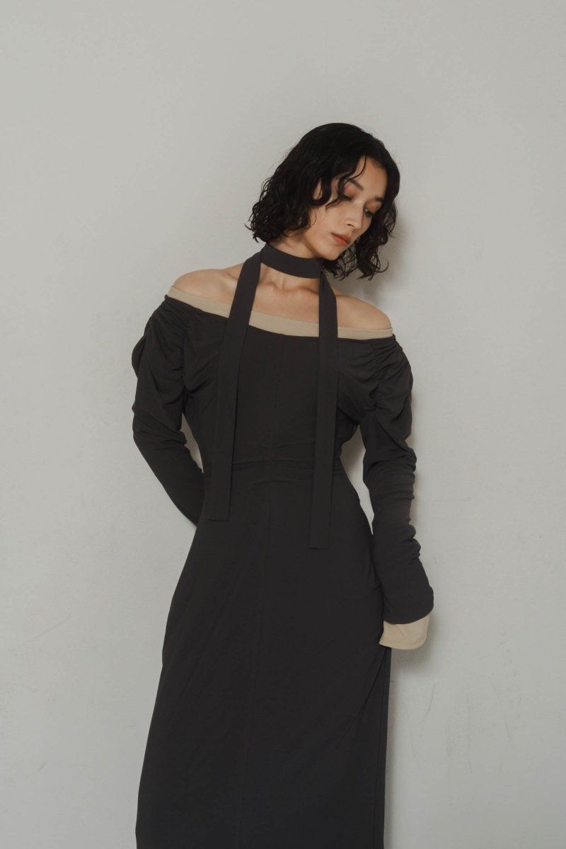 Knuth Marf - 2way layered one piece / 2ウェイ レイヤードワンピース