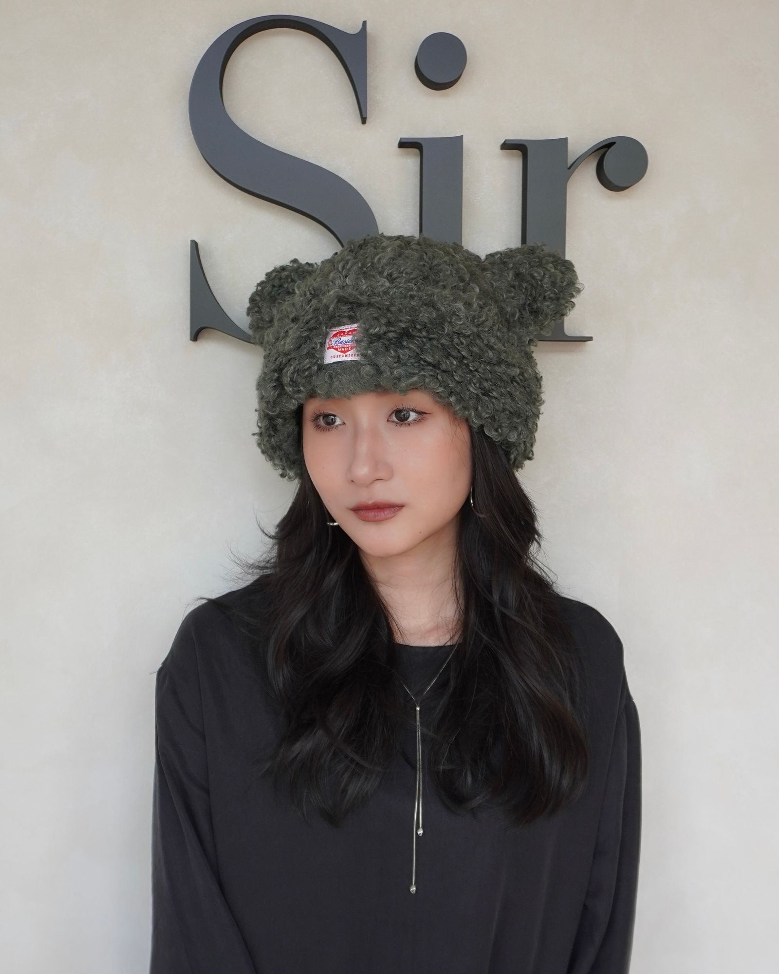BASICKS - Bear Beanie / ベアビーニー (ネイビー) | Sir online store