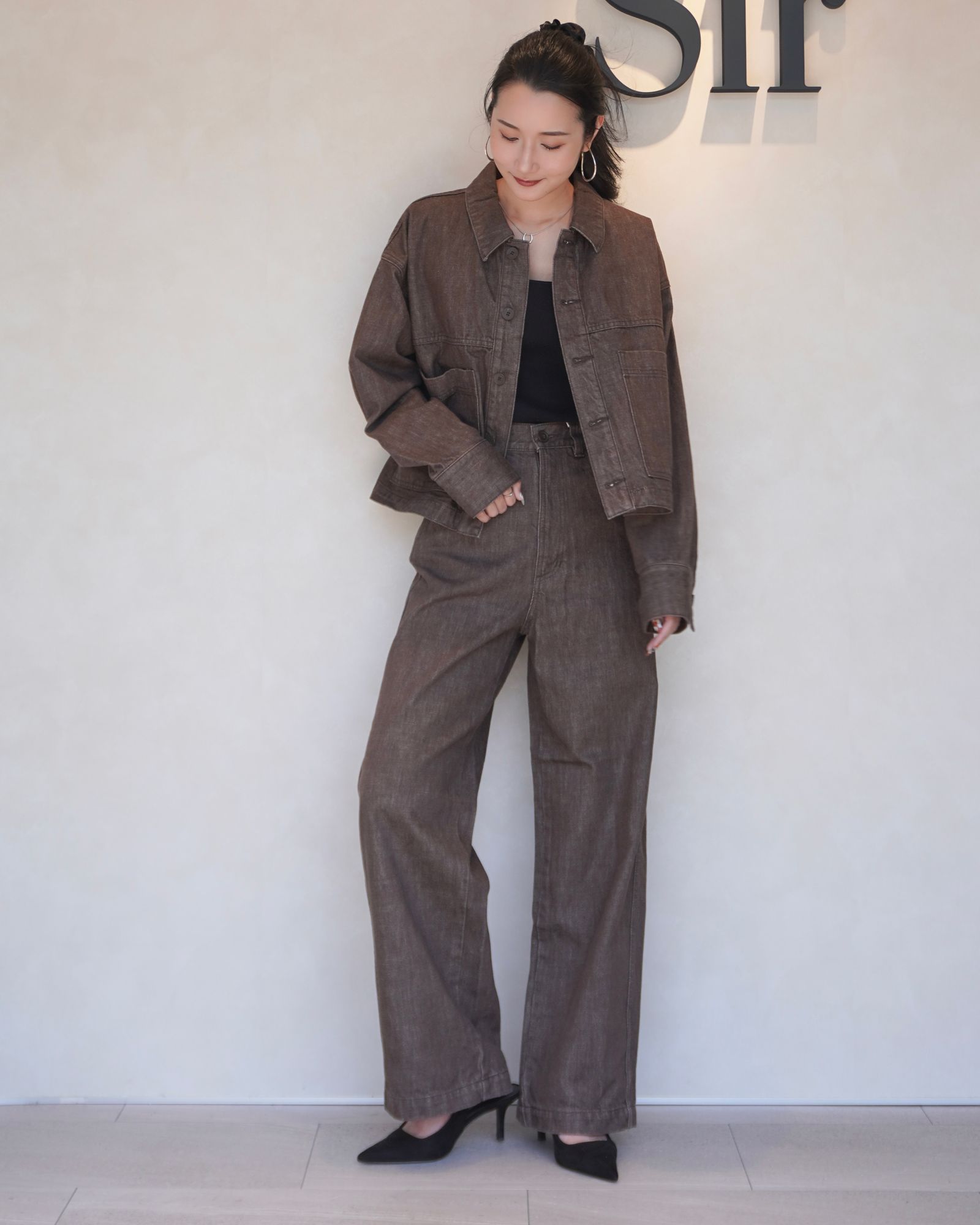 CAVEZA ROSSO - Cindy's denim straight pants / Cindy'sデニム