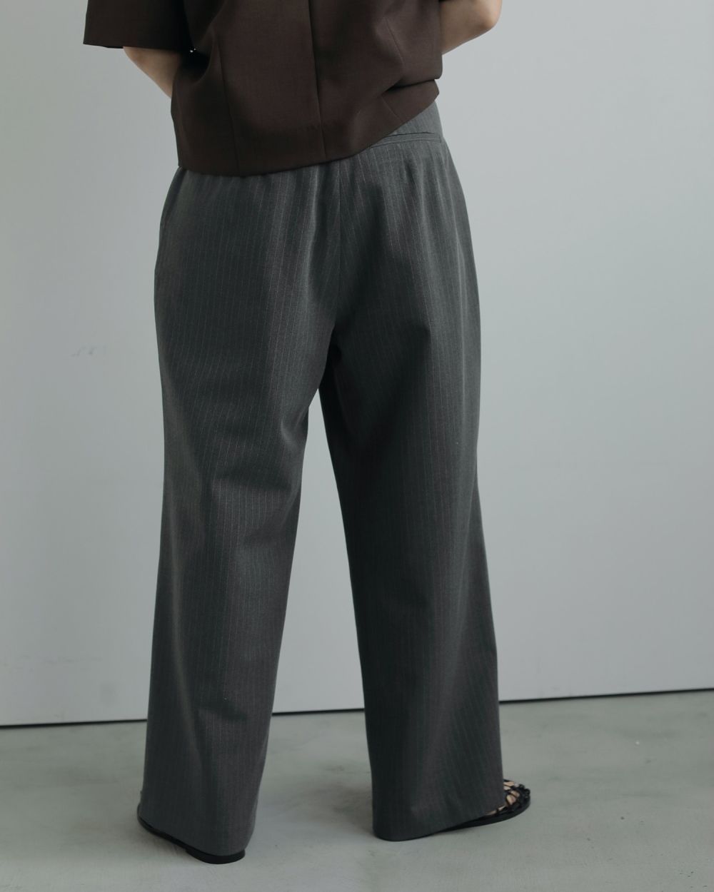 ànuke - Heather Stretch Pants / ヘザー ストレッチパンツ (グレー