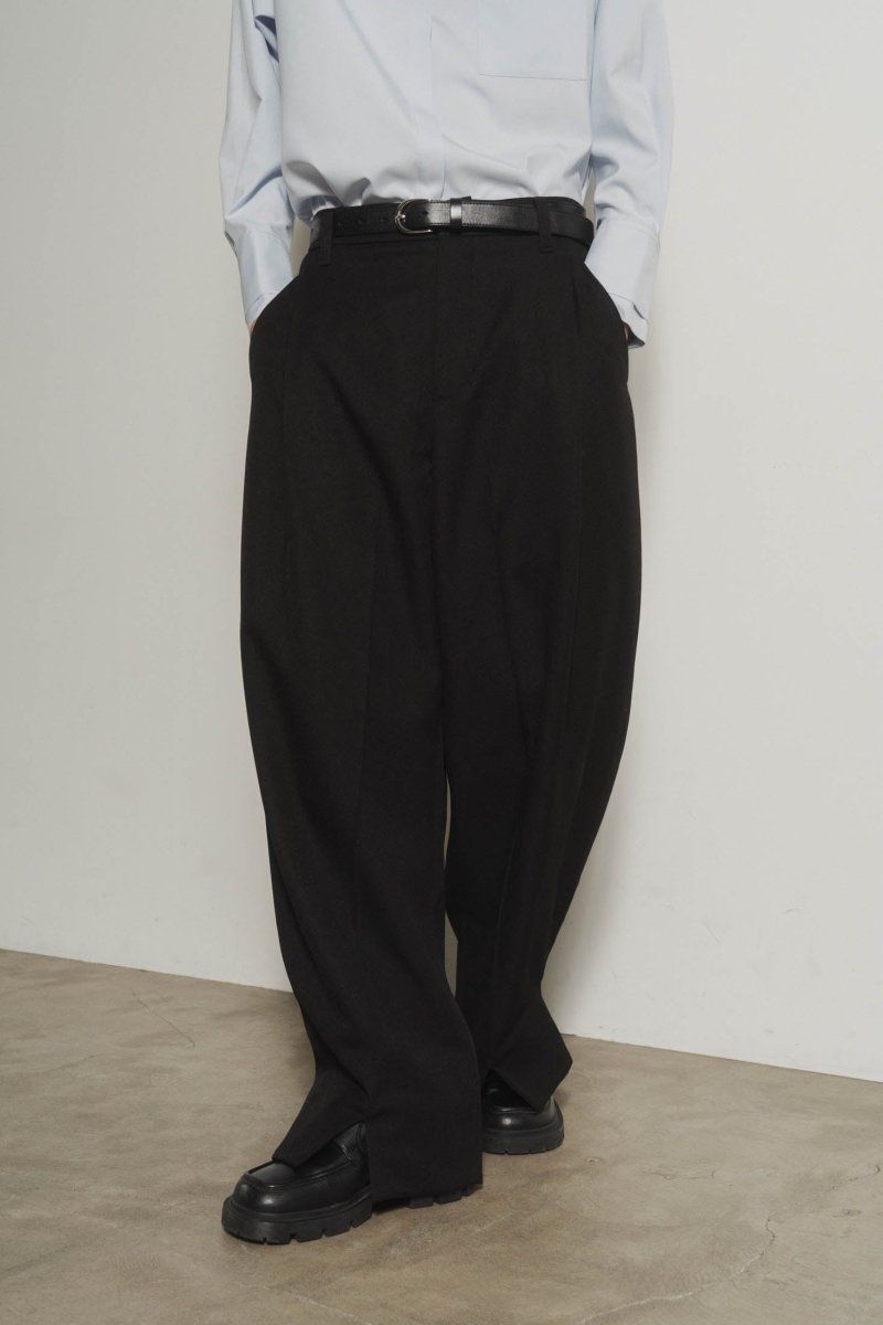 Knuth Marf - front slit pants (unisex) / フロントスリットパンツ