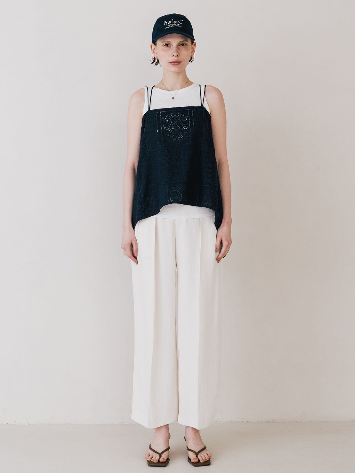 CREDONA - CUTWORK LACE CAMI / カットワーク レースキャミソール