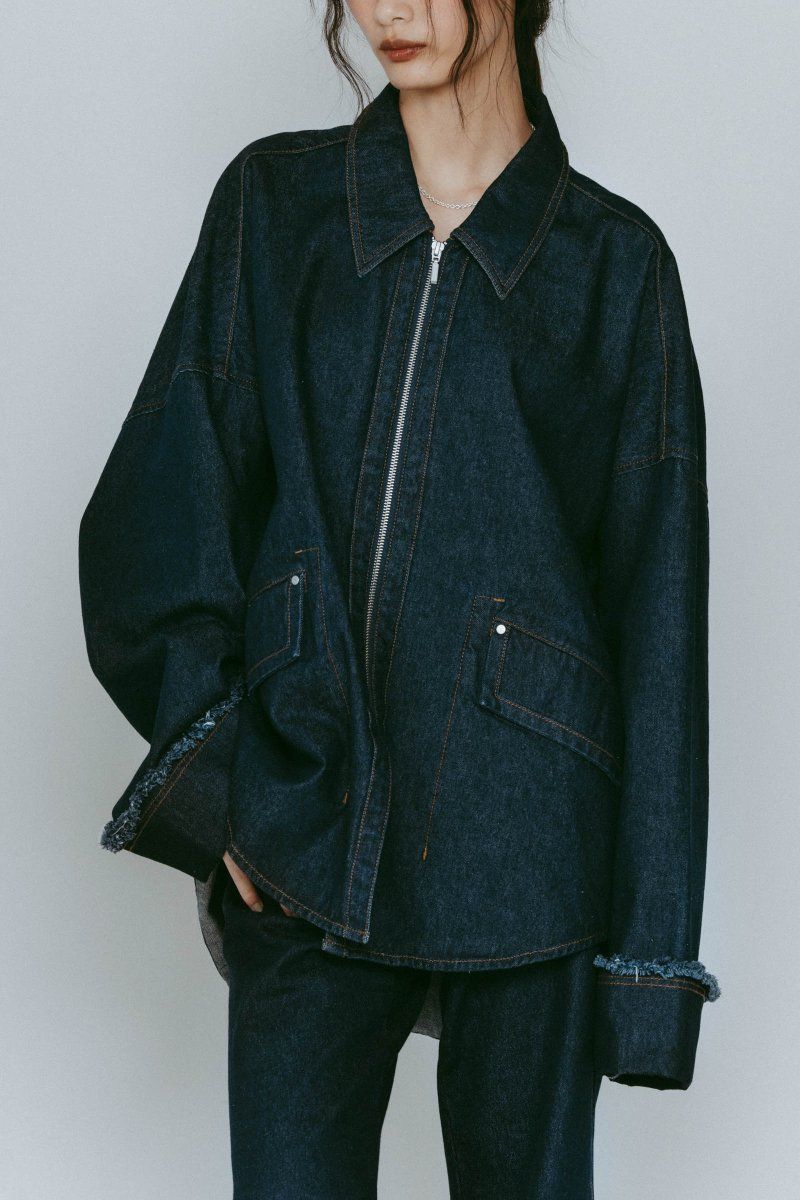 Knuth Marf - denim over shirt jacket(unisex) / デニムオーバー