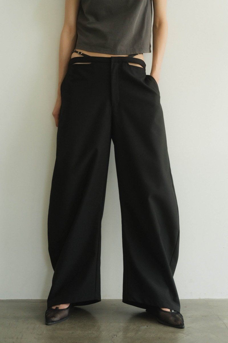 Knuth Marf - spaghetti pants / スパゲッティパンツ (ブラック) | Sir