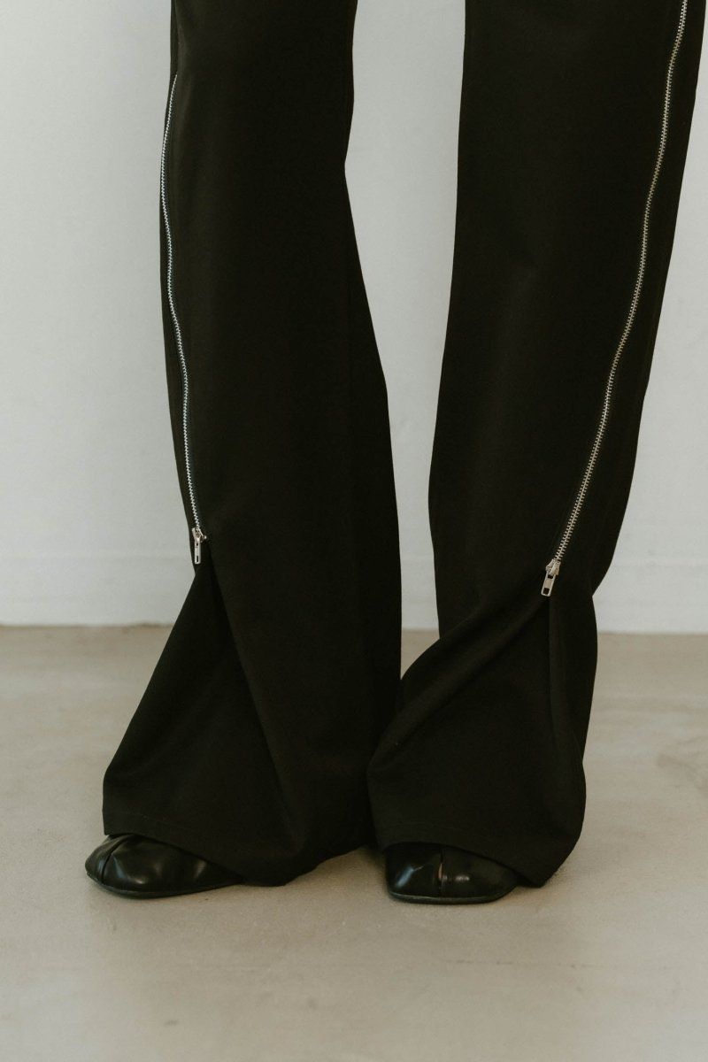 Knuth Marf - 2piece zip flare pants / 2ピース ジップフレアパンツ