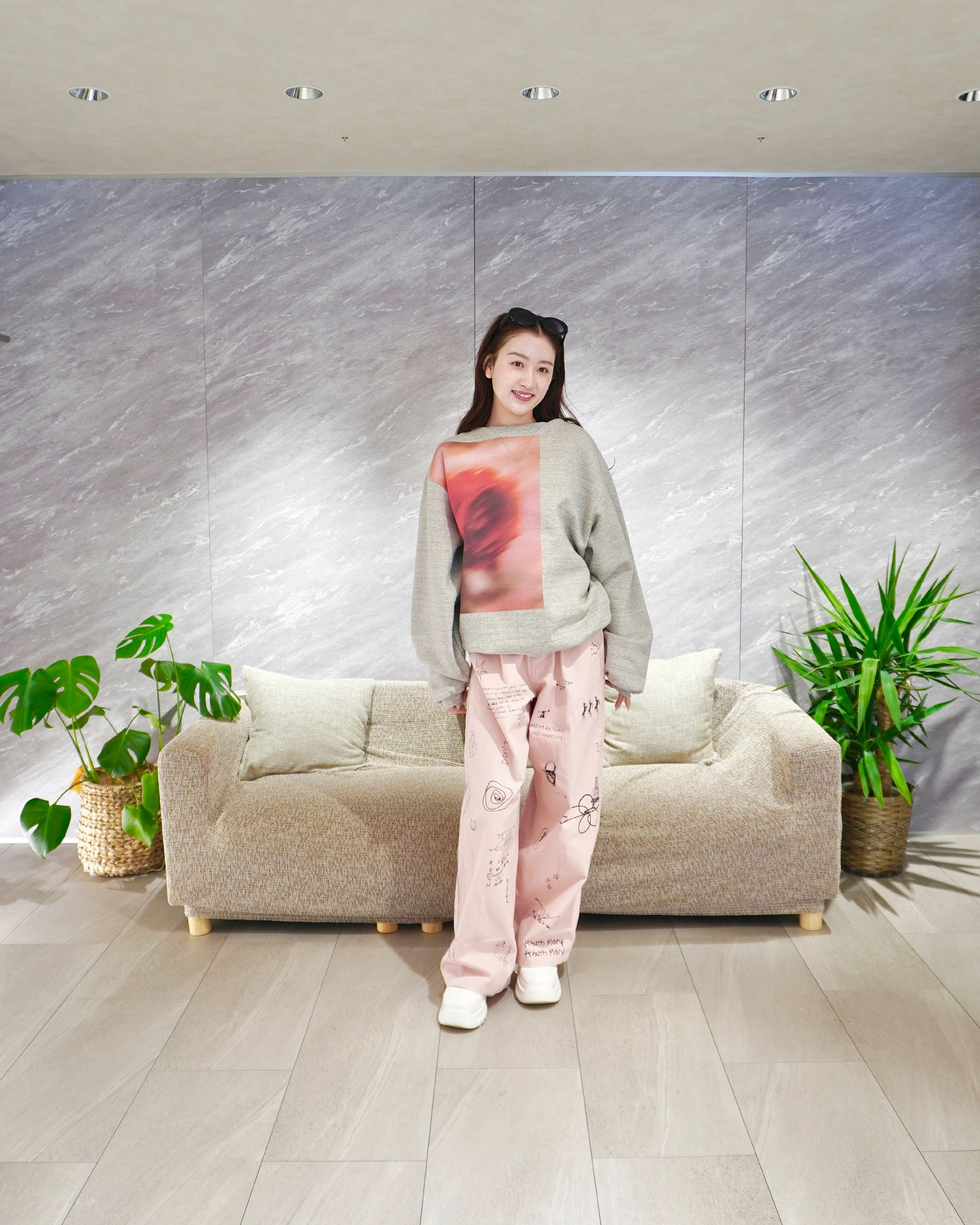 Knuth Marf - high waist tattoo pants(KotokaIzumi collab) / ハイ