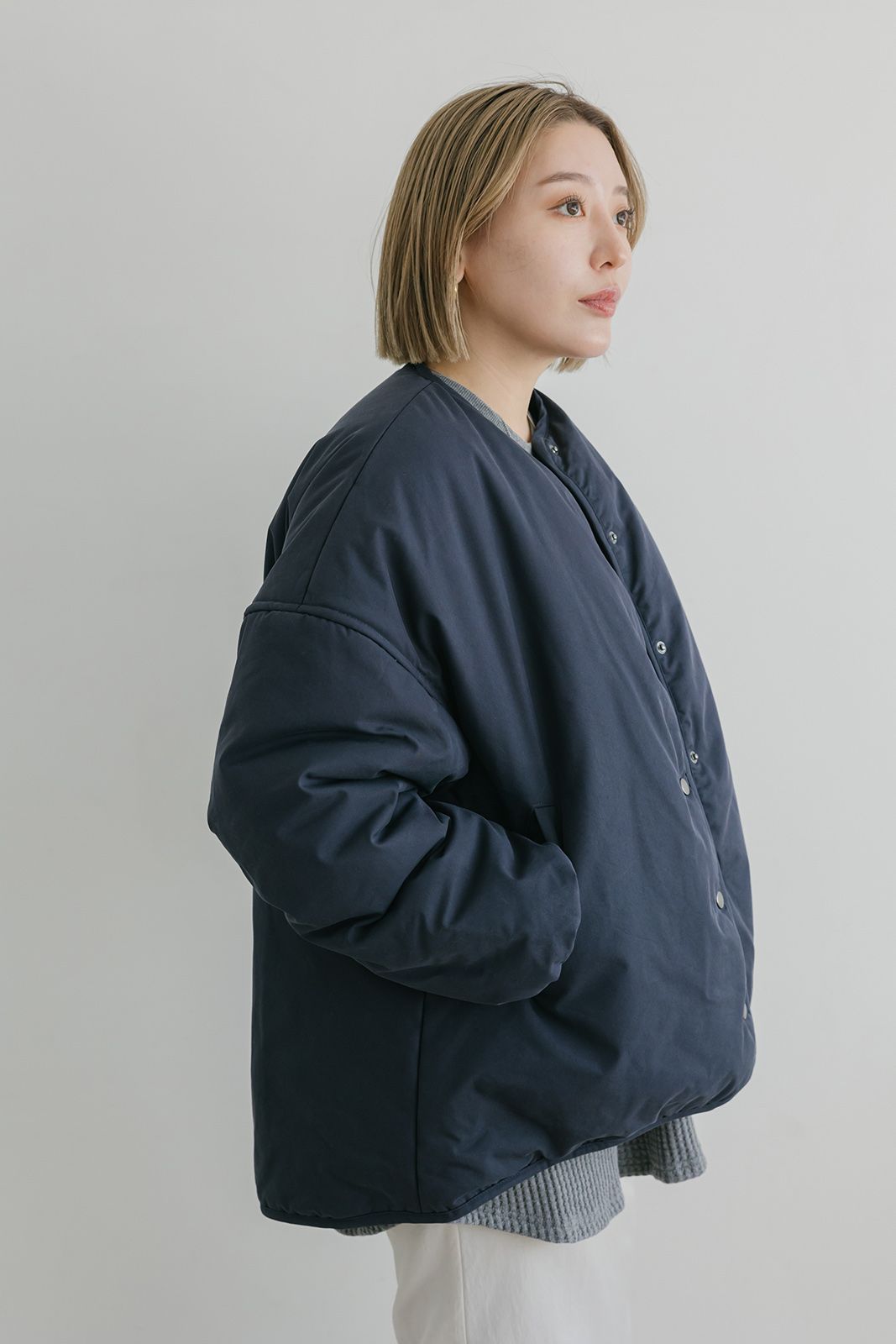 CAVEZA ROSSO - ウインドカフス テントブルゾン (ネイビー) | Sir