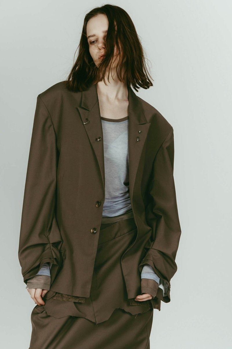 Knuth Marf - vintage tailored jacket (Brown) / ヴィンテージ