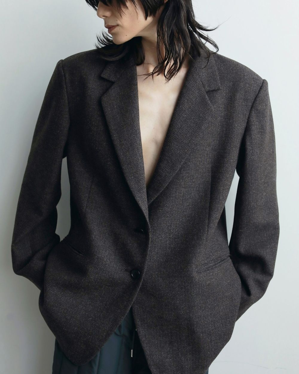 ànuke - Herringbone Wool Jacket / ヘリンボーン ウールジャケット