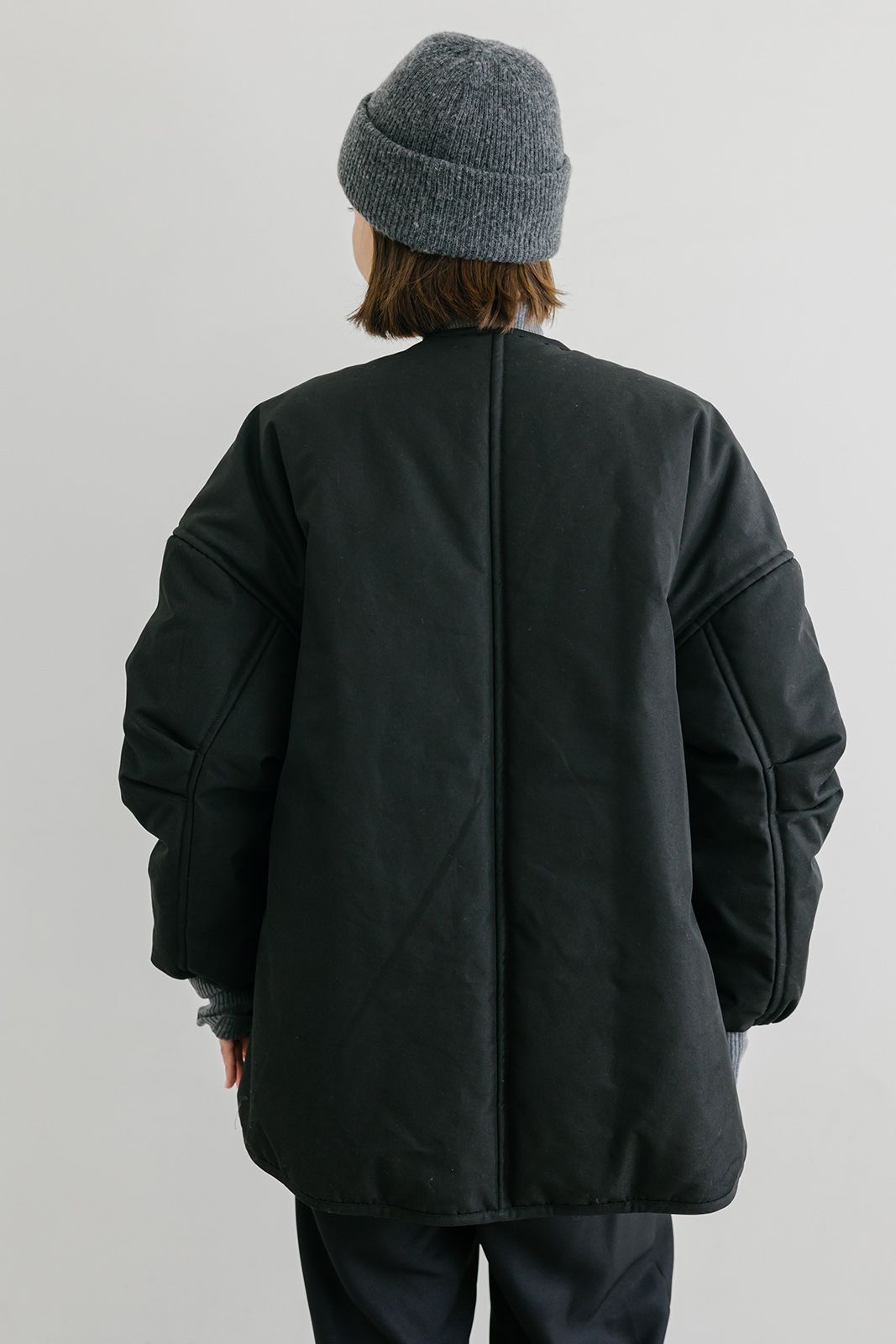 CAVEZA ROSSO - ウインドカフス テントブルゾン (ブラック) | Sir