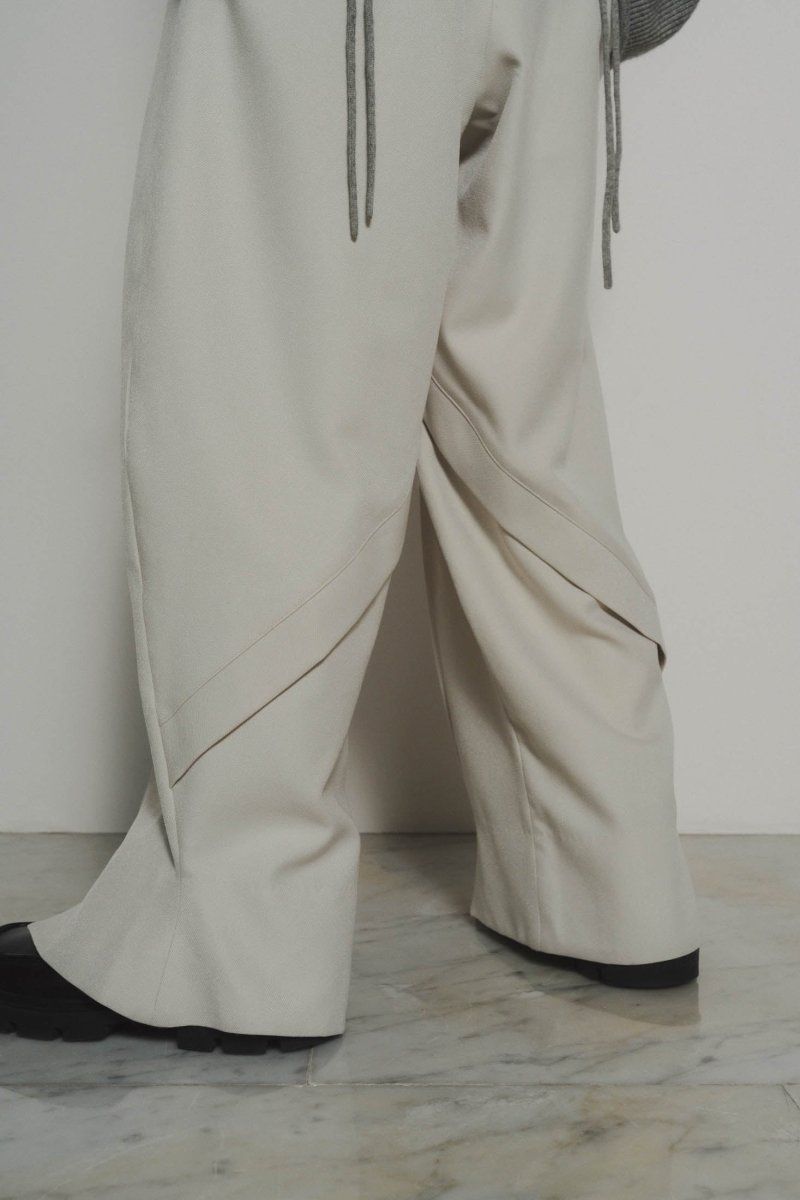 Knuth Marf - front slit pants (unisex) / フロントスリットパンツ