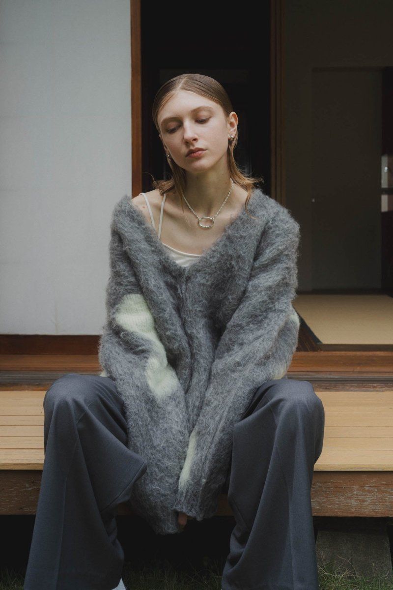 Knuth Marf - Uneck knit pullover (unisex) / Uネックニットプル