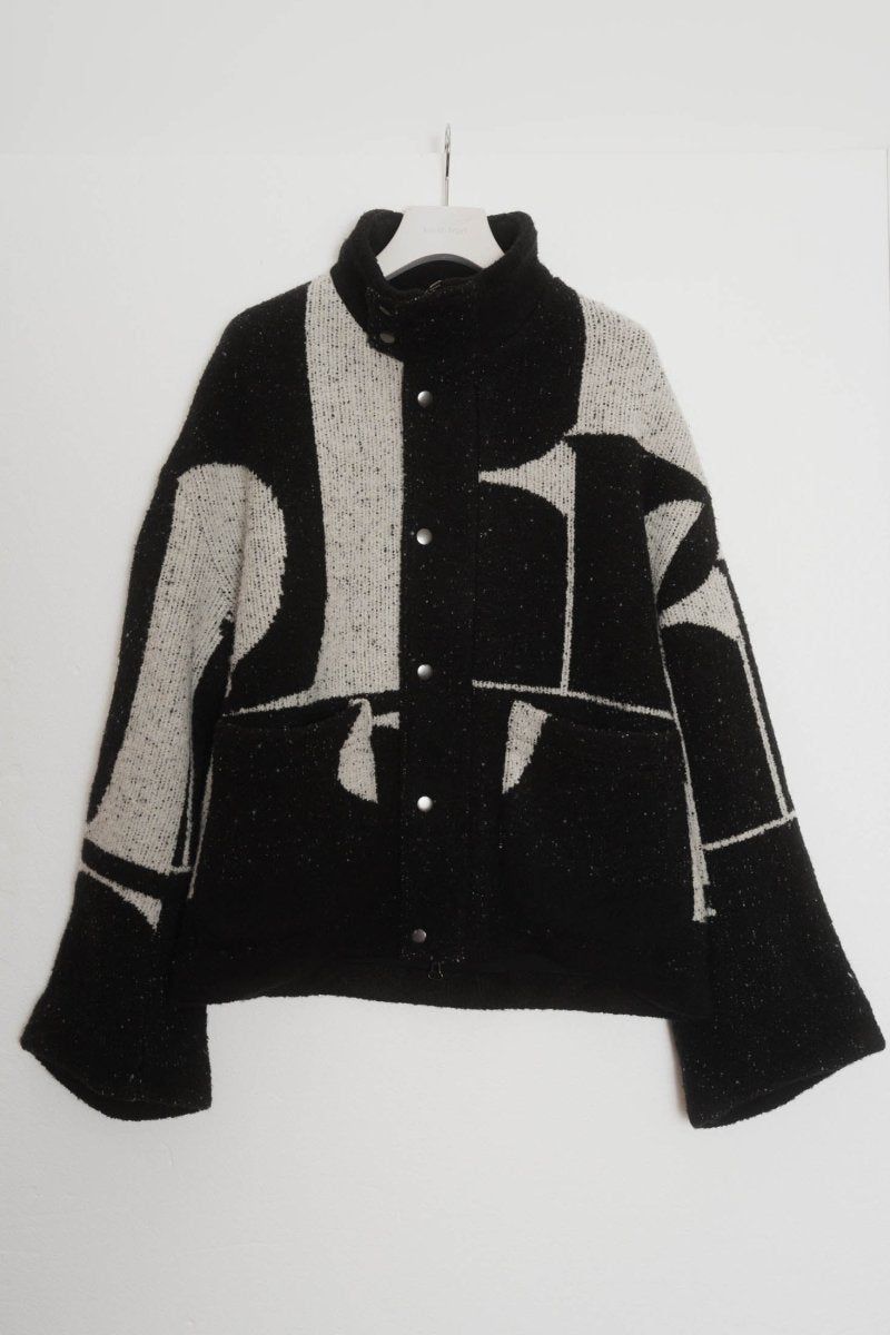 Knuth Marf - accent pattern knit jacket(unisex) / アクセント
