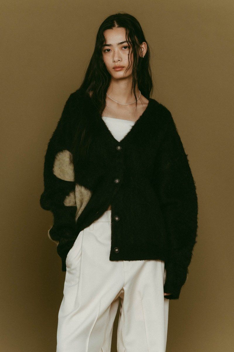 Knuth Marf - Vneck cardigan(unisex) / Vネックカーディガン