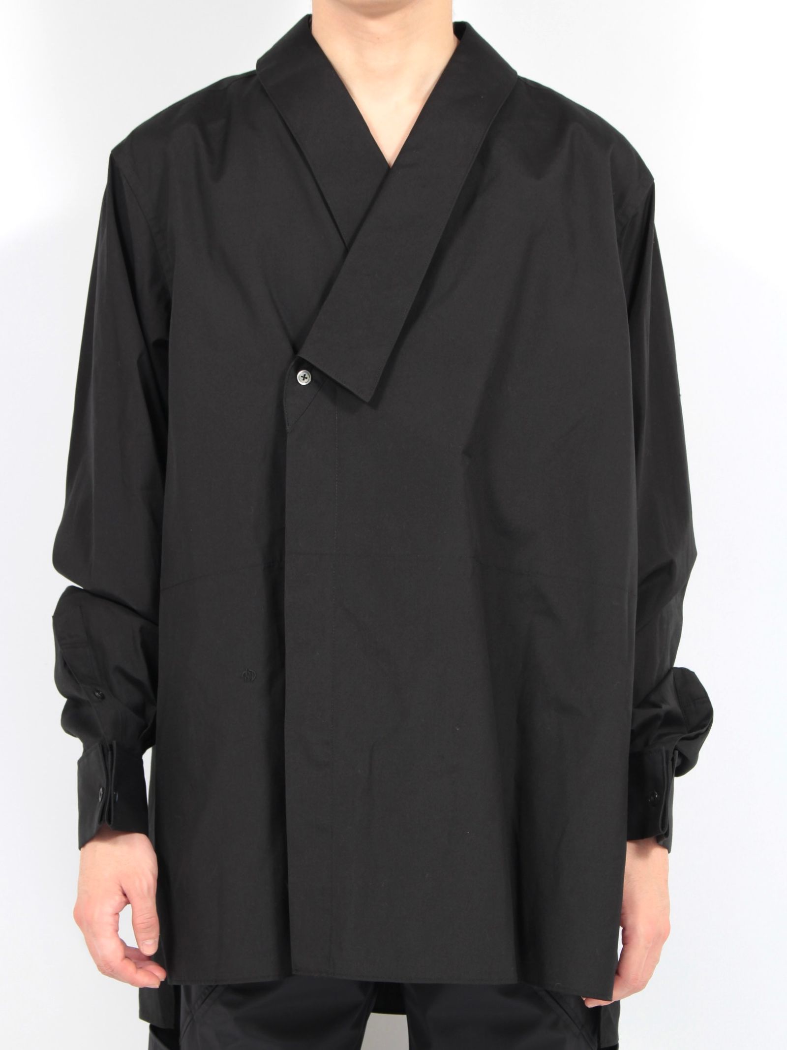 SOSHIOTSUKI - 【24AW】キモノ カラー シャツ / KIMONO COLLAR SHIRT