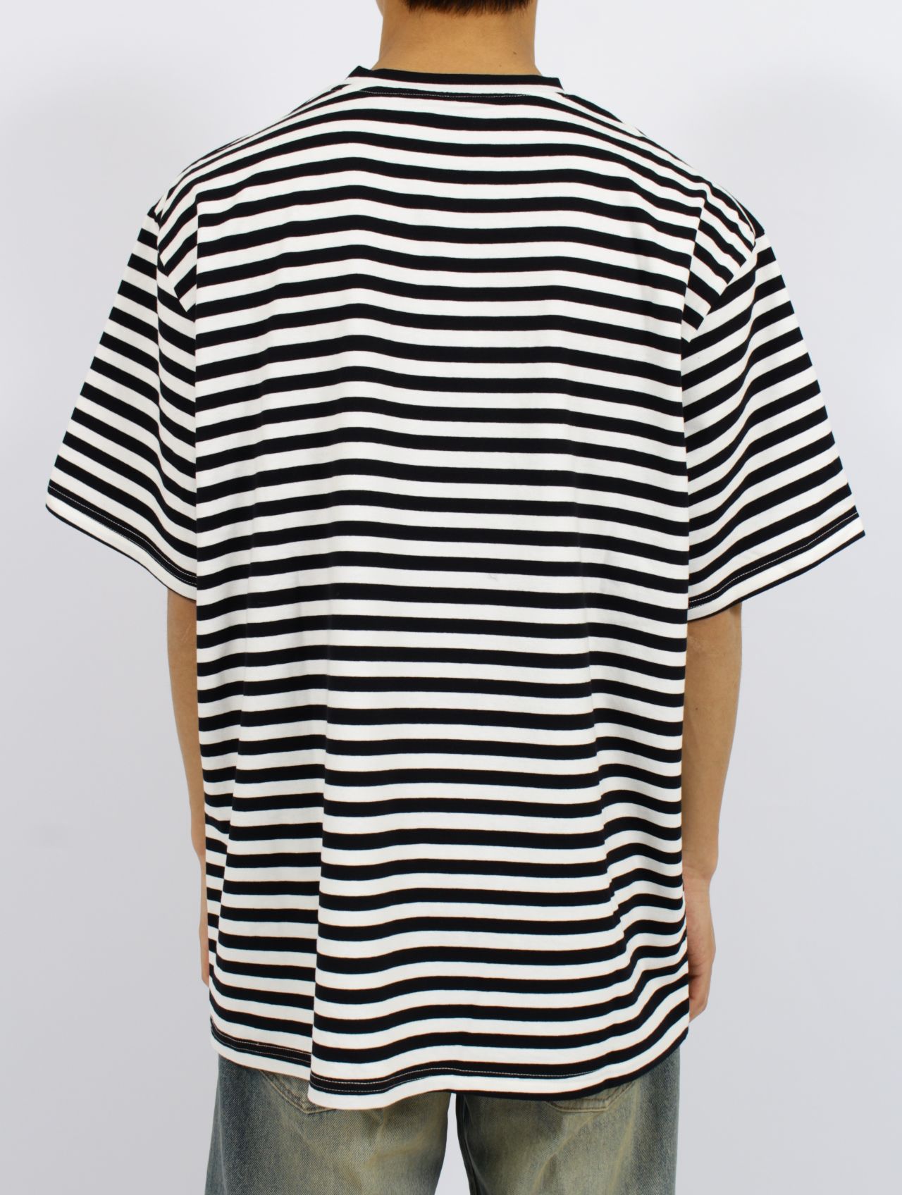 semoh - 【25SS】ボーダー プリント Tシャツ 半袖 / BORDER PRINT TEE